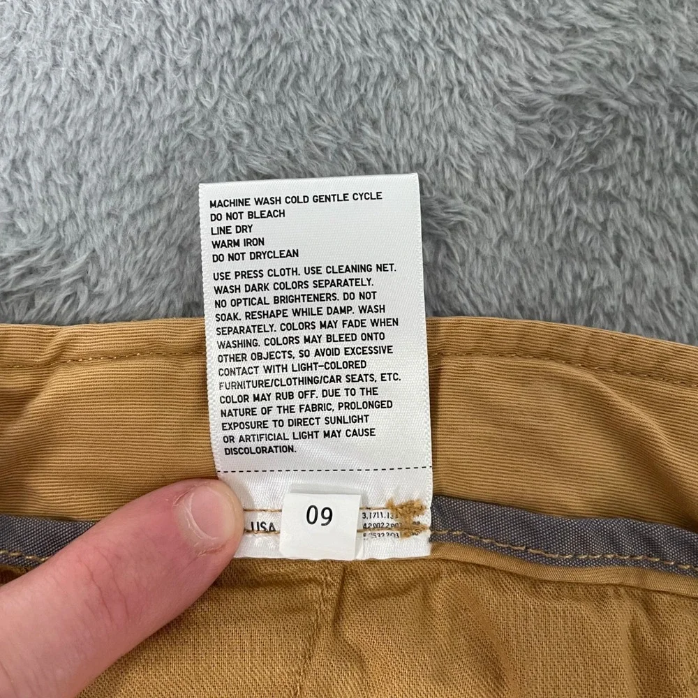 Uniqlo Chino‎ Shorts Mens XXL Brown Cotton Twill Preppy Casual Summer Golf